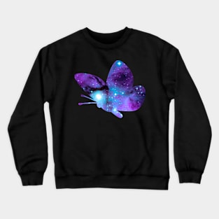 Space Butterfly Crewneck Sweatshirt